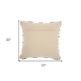 thumbnail image 2 of Bohemian Cream Detail Throw Pillow, 2 of 4