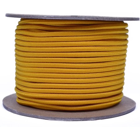 Goldenrod 1/8" Shock Cord 100 Foot Spool - Marine Grade Shock/Bungee/Stretch Cord 1/8 inch