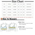 thumbnail image 3 of Darzheoy Wire-Free Bra for Women Fashion Plus Size Wire Free Comfortable Push Up Hollow Out Bra Underwear Womens Bra 42/95BC, 3 of 4