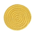 thumbnail image 2 of Tswift Hot Sale Round Placemat, 18cm Cotton Insulation Mat Meal Mat Woven Anti Scalding Table Mat Bowl Mat Nordic Simple Pot Mat Cotton Insulation Mat, 2 of 6