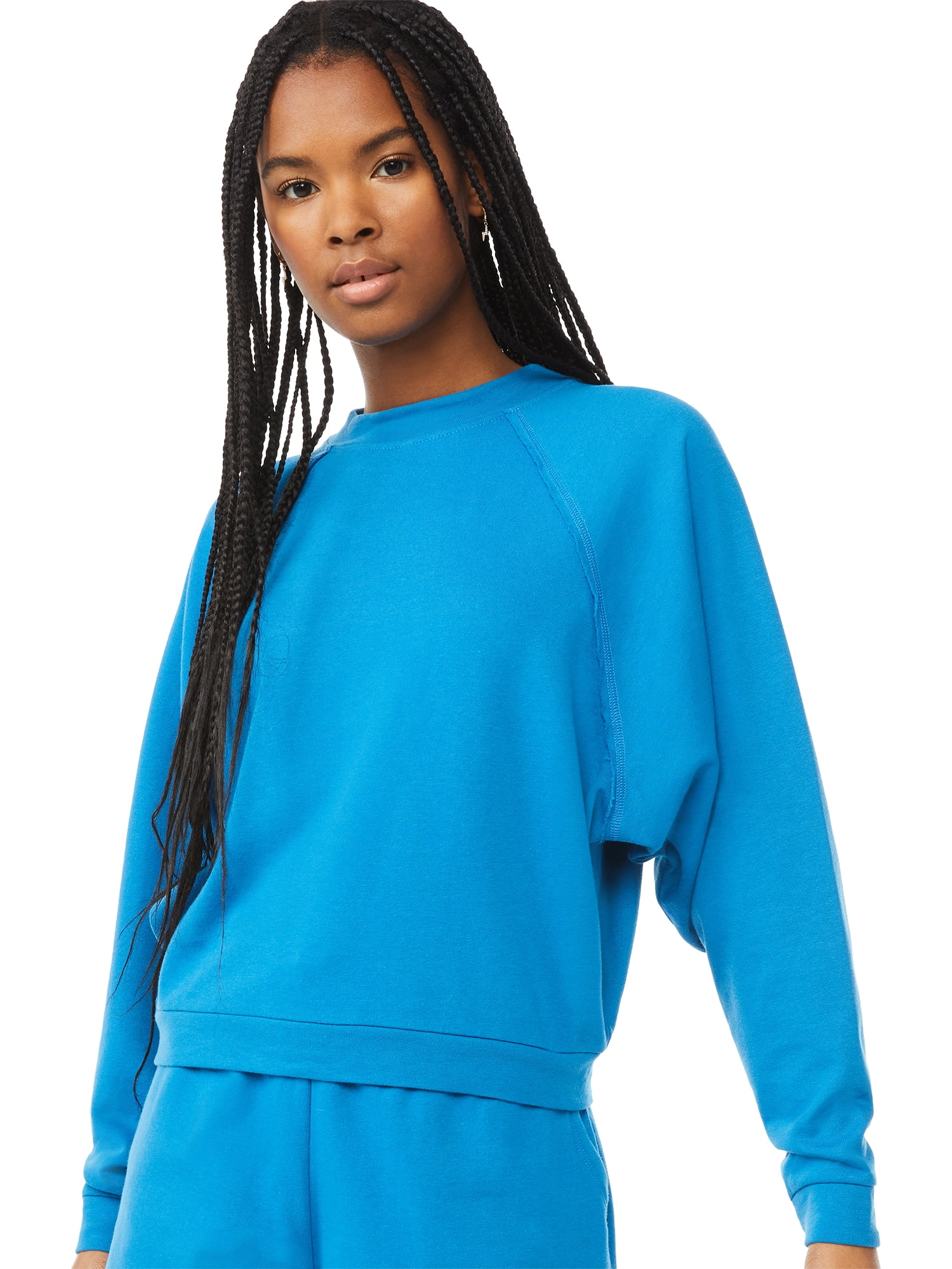 Scoop Women's Raglan Sweatshirt - Walmart.com
