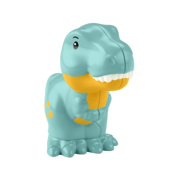 Replacement Part for Fisher-Price Little People Dinosaur Village Playset - Includes 1 Blue and Yellow T-Rex Dinosaur Figure