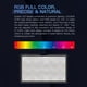 thumbnail image 5 of Lámpara de fotografía COLBOR PL8R Pocket RGB Video Light 2700K-6500K Fotografía LED Panel de luz de relleno Regulable 37 Efectos de iluminación de escena Batería incorporada con montura de zapata fría COLBOR  Lámpara de fotografía, 5 of 7