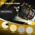 thumbnail image 4 of TLGREEN 12V Cordless Drill Tool Set - 139 Piece, 2Ah Battery, 2-Speed Adjustable Power & Rapid Charging Magnetic drill, Home Tool Kit for DIY, Repairs, Gift for Father, Yellow, 4 of 9
