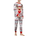 thumbnail image 3 of Onlypjs Family Matching Christmas Pajamas – Reindeer Print Long Sleeve Sleepwear Sets for Women, Men, 3 of 8