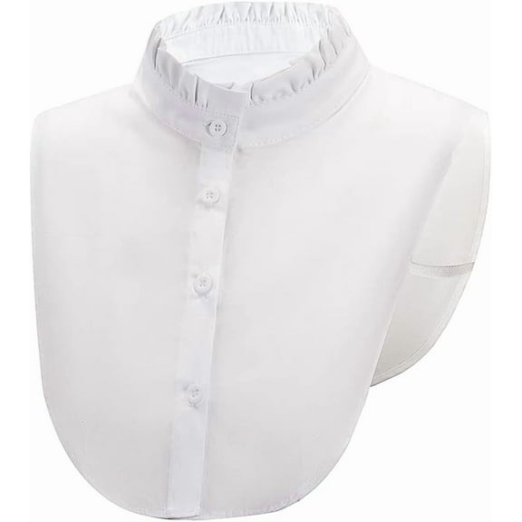 Camicover Half Shirt Blouse Collar Detachable Fake Collar False Collar for Women and Girls