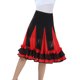 thumbnail image 5 of Vestido de baile latino Zulema Maxi Danza del Vientre Flamencas Verano Rojo, 5 of 5