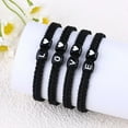 thumbnail image 6 of Matching Couple Bracelets Letter Initial Bracelet for Men Women Cute Anniversary Christmas Gift Ideas Long Distance Couple Gifts for Him Her Boyfriend Girlfriend Son Bestfriend, 6 of 8