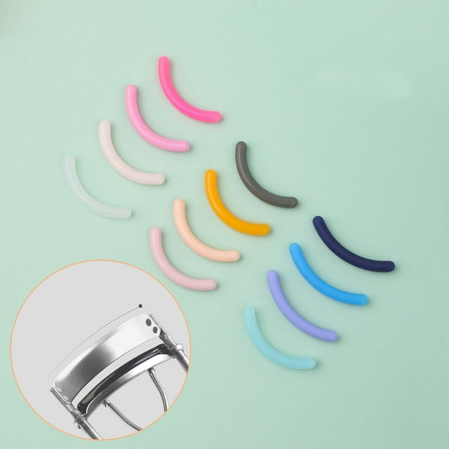 VONKY 10pcs Silica Gel Eyelash Curler Refill Pads For Soft And Excellent Elasticity Wide Application Transparent