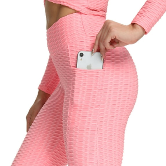 MISS MOLY Yoga Leggings with Pockets Butt Lifting Booty Enhancing High Waist Push Up Pants Workout Tights for Women