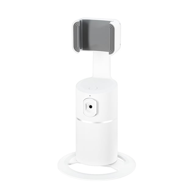 Support de Téléphone pour Voiture Support de Suivi Auto Rotation 360° pour Visage et Corps pour Vlog