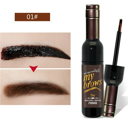 Eyebrow Gel Peel Off Natural Eyebrow Long-Lasting Waterproof Tint Dye Cream (A1-Dark (Best Tinted Brow Gel)