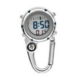 thumbnail image 4 of Almencla Mousqueton Montre Clip Montre Électronique avec Réveil Unisexe Date Précise Semaine Bleu, 4 of 8