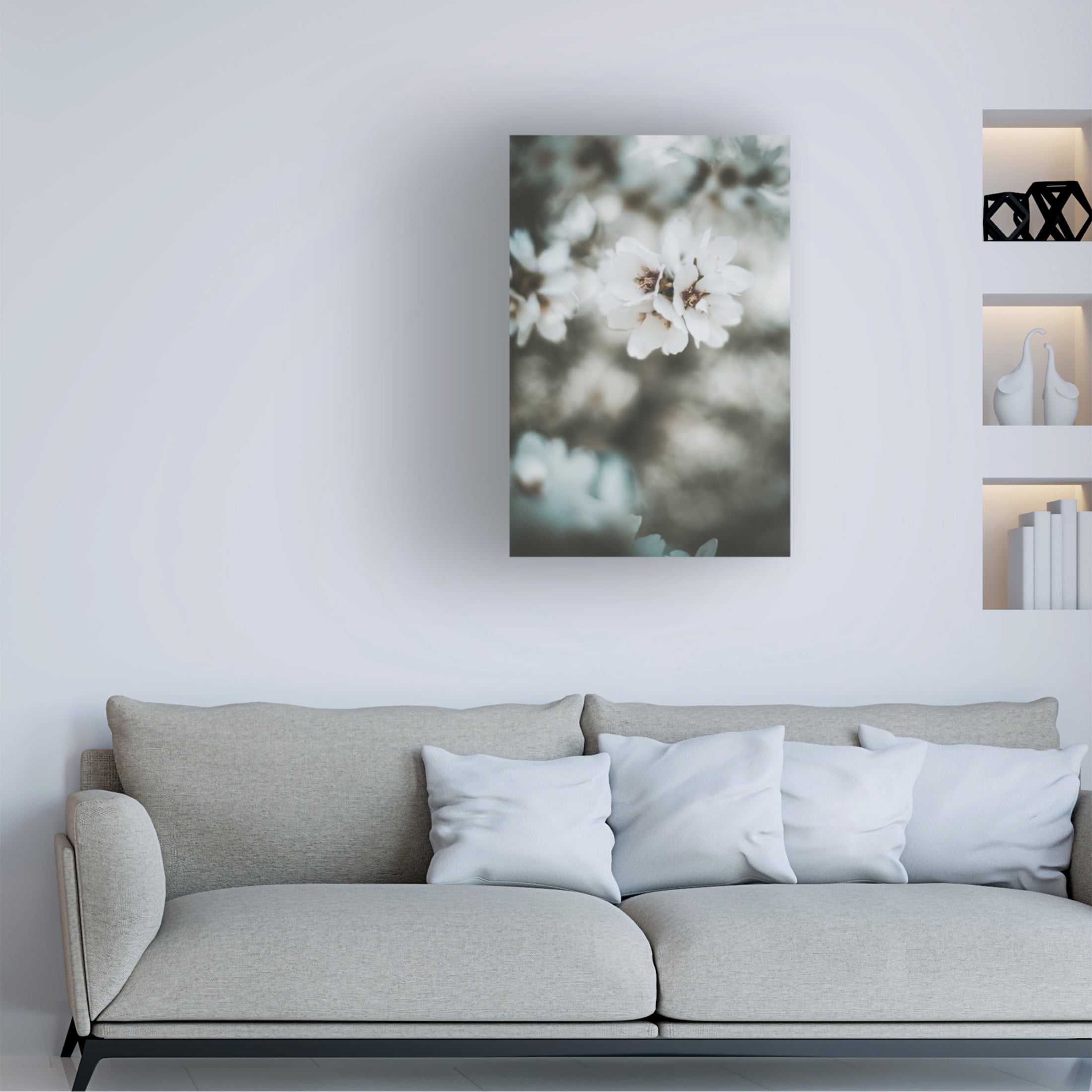 Trademark Fine Art Tim Mossholder Almond Blossoms Canvas Wall Art