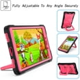 thumbnail image 2 of For Samsung Galaxy Tab A 8.0 (2019) T290 Contrast Color Shockproof Robot Silicone + PC Case with, 2 of 9