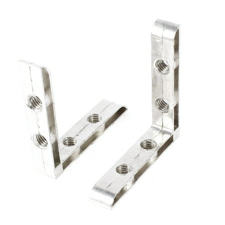 

Hardware Parts 90 Degree Angle Bracket Fasteners 50mm x 50mm 2 Pcs