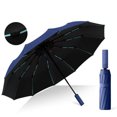 thumbnail image 5 of PATLOLLAV 60 Rib Folding Umbrella for Sunny and Rainy Days – Fully Automatic Large Reinforced Black Plastic Sunshade with UPF51+ Sun Protection and Quick-Dry Technology, 5 of 6