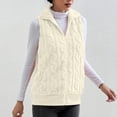 thumbnail image 4 of IMENGL cardigan en double Molleton Épaissi, Beige TG, Taille M-2TG, 4 of 7