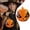 A, variant on Halloween Candy Bucket, Pumpkin Cauldron Bowl with Lid and Handles, Trick or Treat Candy Holder for Kids, Party Favor Container, Festive Home Decoration for Halloween Celebrations, 5.91"