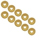 thumbnail image 2 of Shisuyan 10Pcs Binding Buckles ABS Binding Golden for Loose-leaf Organization, 2 of 8