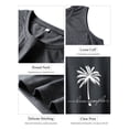 thumbnail image 6 of STARVNC Women Coconut Tree Printed Crew Neck Sleeveless Tank Top, 6 of 7