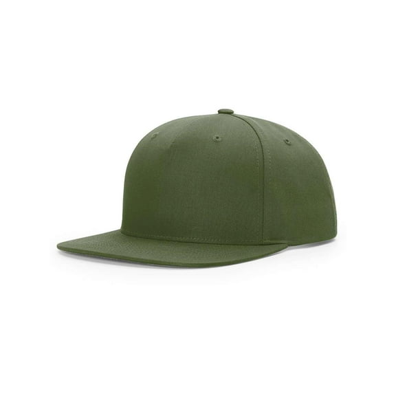 Richardson - Pinch Front Twill Back Trucker Cap - 255 - Army Olive - Size: Adjustable