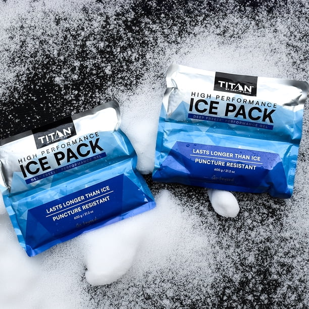 Titan by Arctic Zone 600g High Performance Ice Packs - Set of 2