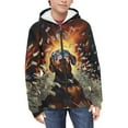 thumbnail image 3 of chaqlin Dachshund Hoodies for Girls Boys Size 14-16 Dog Full-Zip Hoodie Sweatshirt Kids Long Sleeve Hooded Jacket Causal Zipper Sport Coat with Pockets, 3 of 6