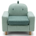 thumbnail image 1 of Gymax Kids Dinosaur Sofa Wooden Armrest Chair Couch w/ Thick Cushion Beech Legs Gift, 1 of 9