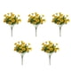 thumbnail image 5 of Ramo de flores artificiales de 5 piezas Inteprter plantas falsas de seda 31 cm, 5 of 6