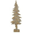 thumbnail image 5 of Fennco Styles Gold Resin Wood-Look Christmas Tree Figurine - Decorative Tabletop Small Tree for Christmas, Holiday, Home, Desk, Mantel and Office Décor, 5 of 6