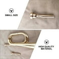 thumbnail image 5 of Yuan 1 Set/2PCS 3C Trumpet Mouthpiece with Mouthpiece Brush Instrument Supply, 5 of 7