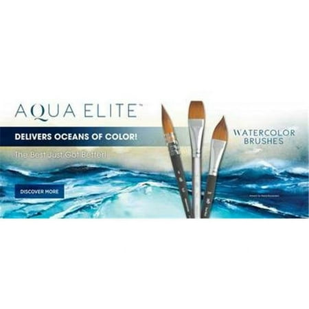 UPC: 0757063485823 | Princeton Brush 4850R-5-0 Aqua Elite Round Synthetic Brush – Size 5-0