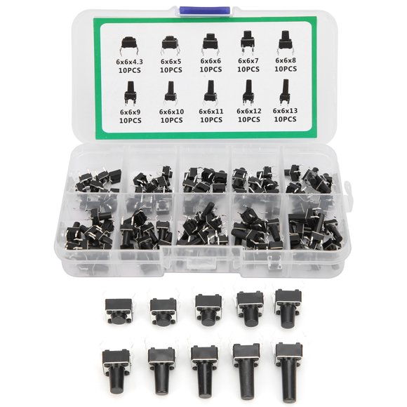 Button Switch, Switches, Tactile Push Button Switch, Mini Switch, For Button Switch Audio Computer Electronic Product