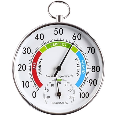 GJX 2026 New Outdoor Thermometers for Patio,High-Precision Measurement Indoor Outdoor Thermometer,Bilingual Display Indoor Thermometer,For Garden,Patio,Multicolor