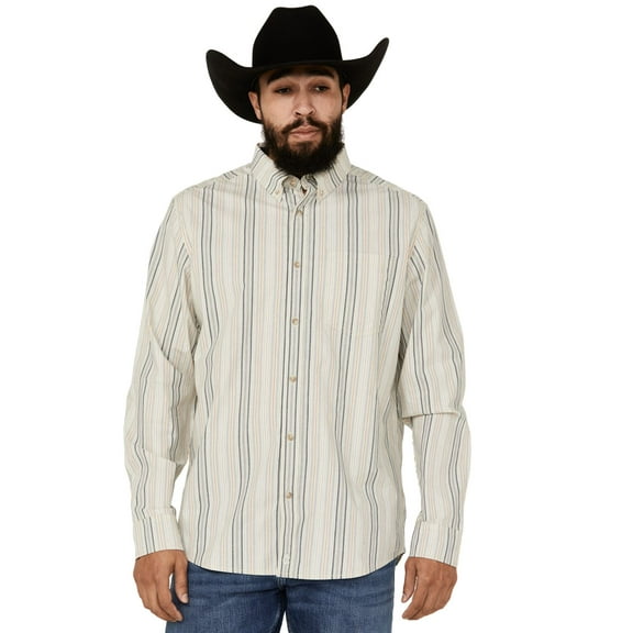 Cody James Men's Sunrise Stripe Long Sleeve Button-Down Stretch Western Shirt - CJSP24W1-IV XX-
