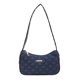 thumbnail image 1 of Bolso de hombro de mezclilla Y2K para mujer Bolso bandolera de moda para axilas (azul oscuro), 1 of 9