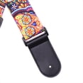 thumbnail image 6 of Skull Leather Nylon Fluorescent Print Folk Guitar Strap,A, 6 of 6