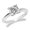 Platinum, variant on 1 Carat Princess Cut Diamond Solitaire Engagement Ring PLT Platinum (H-I, SI1-SI2,1 c.t.w) Very Good Cut…