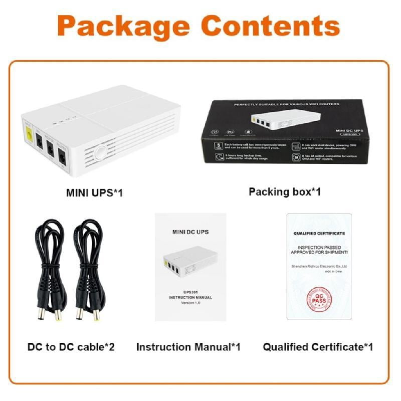 Efficient UPS Battery Backup For Modems And Wifi Routers In Any Environment