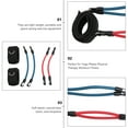 JIMING Leg Thigh Latex Resistance Band Exercise Strong Tube Ankle