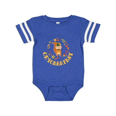

Inktastic Oktoberfest Autumn Festival Squirrel Gift Baby Boy or Baby Girl Bodysuit