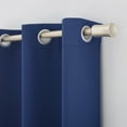 thumbnail image 2 of Sun Zero Riley Kids Bedroom Blackout Grommet Curtain Panel, 40" x 84" in Classic Blue, 2 of 7