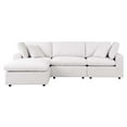 thumbnail image 5 of Modular Lounge Sectional Deep Sofa Set, White, Fabric, Modern Contemporary, Outdoor Patio Balcony Cafe Bistro Garden Furniture Hotel Hospitality, 5 of 10