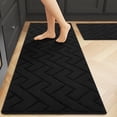 thumbnail image 1 of Kitchen Rugs and Mats Sets Pieces Super Absorbent Polypropylene Rug Soft Comfort Floor Mat Machine Washable for Kitchen Hallway Office Sink Laundry( x .+ x ), 1 of 7