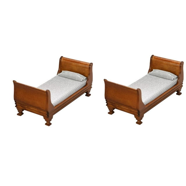2x 1:12, Cama Individual, Casa de , Sala de , de , Dormitorio, Adornos