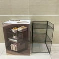 thumbnail image 5 of fanzutuz Living room furniture, Nightstand,Metal Side Table,3 Tier End Table with Storage,Vintage Bedside Table, 5 of 8