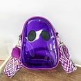 thumbnail image 2 of ibiyuan Halloween Pumpkin Clear Crossbody Purse, Transparent Novelty Ghost Purse Cute Spooky Season Shoulder Bag for Women, 2 of 7