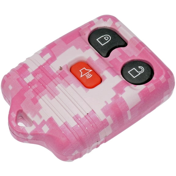 Dorman 13625PKC Keyless Entry Transmitter Cover for Specific Models, Pink Digital Camouflage