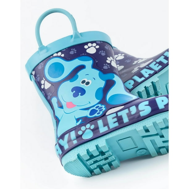 Blue s Clues You Boys Girls Paw Print Garden Wellies Walmart